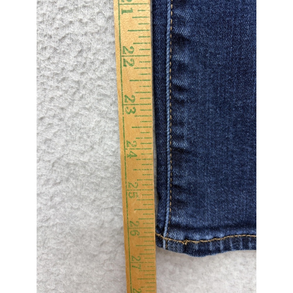 Quince Jeans Womens 31x28 Blue Bella Stretch Straight High Rise Dark Wash Denim - Picture 8 of 15